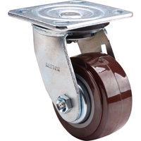 Caster, Swivel, 4" (101.6 mm), Polyurethane, 550 lbs. (249.5 kg.) MAS Chibougamau