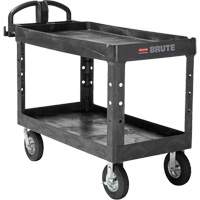 Chariot utilitaire robuste, 2 tiers, 25-1/4" x 33-1/4" x 55", Capacit&eacute; 750 lb MAS Chibougamau
