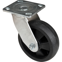 Roulettes haute temp&eacute;rature, Pivotant, 6" (152,4 mm), Nylon, 880 lb (399 kg) MAS Chibougamau