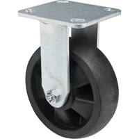 Roulettes haute temp&eacute;rature, Fixe, 6" (152,4 mm), Nylon, 880 lb (399 kg) MAS Chibougamau