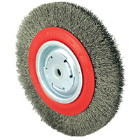 101G-2M Medium Wire Wheel, 8" Dia., 0.014" Fill, 1/2" - 2" Arbor MAS Chibougamau