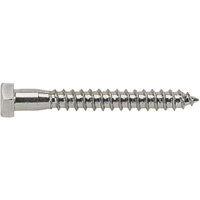 Lag Screw, 3/8" x 3" L, Plain MAS Chibougamau