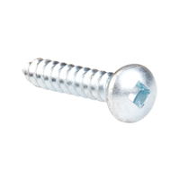 Tapping Screw Pan Head, #12 x 1-1/4" L, Zinc Plated MAS Chibougamau