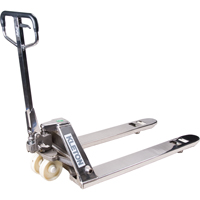 Transpalette manuel, Acier inoxydable, 48" lo x 27" la, Capacit&eacute; 5500 lb MAS Chibougamau