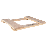 Cadre de socle roulant en bois dur, Roues en Non compris, Capacit&eacute; de 900 lb, 18" la x 24" p x 1,5" h MAS Chibougamau
