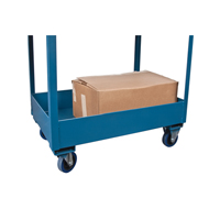 Chariots de service &agrave; bordure profonde, 2 Tiers, 24" la x 47" h x 36" p, Capacit&eacute; 1200 lb MAS Chibougamau