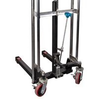 Gerbeur hydraulique &agrave; plateforme, M&eacute;canisme Pompe au pied, Capacit&eacute; de 880 lb, Levage max de 60" MAS Chibougamau