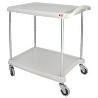 myCart Utility Cart, 2 Tiers, 20" x 35-1/2" x 30", 300 lbs. Capacity MAS Chibougamau