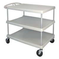 myCart Utility Cart, 3 Tiers, 26" x 36-7/8" x 36", 500 lbs. Capacity MAS Chibougamau