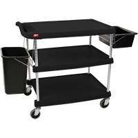 myCart Utility Cart, 3 Tiers, 20" x 35-1/2" x 30", 400 lbs. Capacity MAS Chibougamau