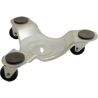 Zinc Plated Leg Dolly, 300 lbs. Capacity, Steel Frame, 2.75" H MAS Chibougamau
