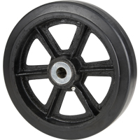 Roulettes en caoutchouc moul&eacute;, 8" (203,2 mm) dia. x 2" (50,8 mm) la, Capacit&eacute; de 600 lb (272,155 kg) MAS Chibougamau