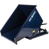 Conteneur autobasculeur, Acier, 1/2 vg³, Bleu MAS Chibougamau