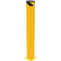 Safety Bollard, Steel, 48" H x 6.5" W, Yellow MAS Chibougamau