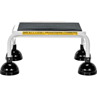 &eacute;chelles Stop-Step, 1 marches, Largeur de la marche 16", Hauteur de la plateforme 9-9/16", Acier MAS Chibougamau