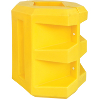 Protecteur de colonne courte, Ouverture int&eacute;rieure 6" x 6", 24" lo x 24" la x 24" h, Jaune MAS Chibougamau