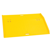 Rampe de quai de chargement portable en poly pour diable, Capacit&eacute; de charge 750 lb, 36" lo x 48" la x 5" h MAS Chibougamau