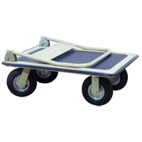 Chariot &agrave; plateforme avec poign&eacute;e pliante, Acier, 660 lb, 35" lo x 23" la, Hauteur 43,5" MAS Chibougamau