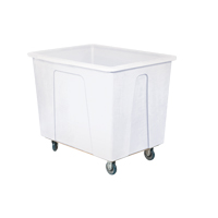 Caisson, Poly&eacute;thyl&egrave;ne blanc, 46" lo x 34" la x 40" h, Volume 25 pi³, Capacit&eacute; 600 lb MAS Chibougamau