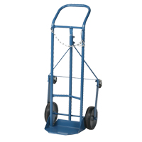 Chariot professionnel CC-1 pour bouteille de gaz, Roues Caoutchouc moul&eacute;, Base de 9" la x 7-1/4" lo, 250 lb MAS Chibougamau