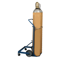 Chariot professionnel CC-2 pour deux bouteilles de gaz, Roues Caoutchouc moul&eacute;, Base de 16-7/8" la x 7-1/4" lo, 500 lb MAS Chibougamau