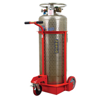 Grand chariot LCC pour bouteille de gaz liquide, Roues Polyur&eacute;thane, Base de 20" la x 20" p, 1000 lb MAS Chibougamau