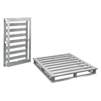 Palette &agrave; cadre tubulaire en aluminium 4 c&ocirc;t&eacute;s MAS Chibougamau