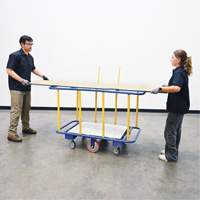 Horizontal Panel Cart, 63-7/16" x 28-1/2" x 40-15/16", 2000 lbs. Capacity MAS Chibougamau