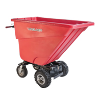 Chariot &agrave; bascule motoris&eacute;, Capacit&eacute; 13.5 cu.ft., 45" h x 26-1/2" la x 68" p MAS Chibougamau