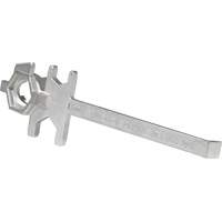Cl&eacute; pour baril, Ouverture de 3/4"/2", Poign&eacute;e 9-1/2", Acier inoxydable MAS Chibougamau