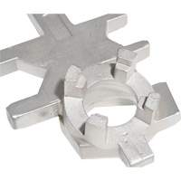 Cl&eacute; pour baril, Ouverture de 3/4"/2", Poign&eacute;e 9-1/2", Acier inoxydable MAS Chibougamau