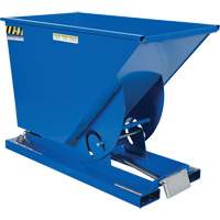 Conteneur autobasculeur, Acier, 3/4 vg³, Bleu MAS Chibougamau
