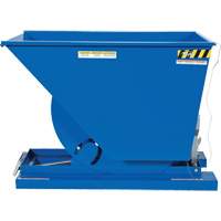 Conteneur autobasculeur, Acier, 3/4 vg³, Bleu MAS Chibougamau