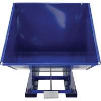 Conteneur autobasculeur, Acier, 2 vg³, Bleu MAS Chibougamau