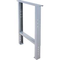 Industrial Duty Leg for Workbench, Steel, 24" D x 34" H, Single MAS Chibougamau