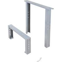 Industrial Duty Leg for Workbench, Steel, 24" D x 34" H, Single MAS Chibougamau