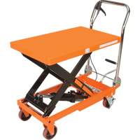 Hydraulic Scissor Lift Table, 32" L x 19-3/4" W, Steel, 1100 lbs. Capacity MAS Chibougamau