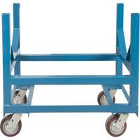 Chariot &agrave; berceaux pour tuyaux et barres, 24" lo x 24" la x 34" h, Capacit&eacute; de 2500 lb, Roue Polyur&eacute;thane MAS Chibougamau