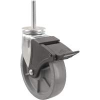 Roulette Emaxx Envirothane, Pivotant avec frein, Diam&egrave;tre 4" (101,6 mm), Capacit&eacute; 1000 lb (453,6 kg) MAS Chibougamau