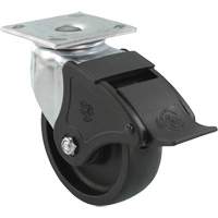 Roulette Emaxx RollX, Pivotant avec frein, 4" (101,6 mm), Nylon, 1200 lb (544,3 kg) MAS Chibougamau