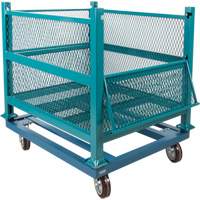 Dolly for Open Mesh Container, 40.5" W x 34-1/2" D x 10" H, 3000 lbs. Capacity MAS Chibougamau