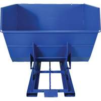 Conteneur autobasculeur, Acier, 4 vg³, Bleu MAS Chibougamau