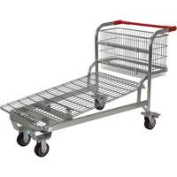Chariot en treillis emboîtable, Acier, 28-3/4" x 37-1/16" x 59-5/8", Capacit&eacute; 275 lb MAS Chibougamau