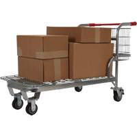 Chariot en treillis emboîtable, Acier, 28-3/4" x 37-1/16" x 59-5/8", Capacit&eacute; 275 lb MAS Chibougamau