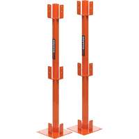 ProGuards Temporary Guard Rail Posts, 8" W x 39" H, Orange MAS Chibougamau