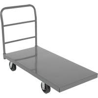 Platform Truck, 48" L x 24" W, 2000 lbs. Capacity, Rubber Casters MAS Chibougamau