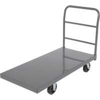 Platform Truck, 48" L x 24" W, 2000 lbs. Capacity, Rubber Casters MAS Chibougamau