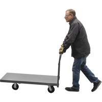 Platform Truck, 48" L x 24" W, 2000 lbs. Capacity, Rubber Casters MAS Chibougamau