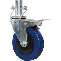 Mini roulette de 4" avec goupille verrouillable MAS Chibougamau