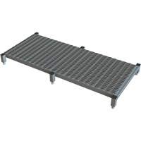 Plateforme de travail en une &eacute;tape &agrave; hauteur r&eacute;glable, 24" la x 59" pr, Capacit&eacute; de 800 lb, Enti&egrave;rement soud&eacute; MAS Chibougamau